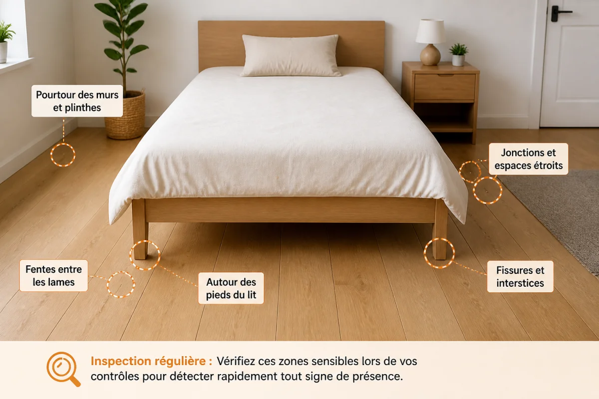 punaises de lit parquet