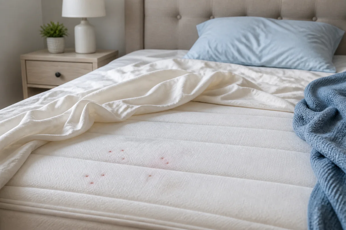 piqure d'insecte dans le lit
